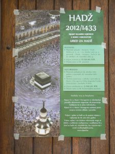 Bosnia-Herzegovina, Sarajevo City: Emperor's Mosque,  poster for the annual