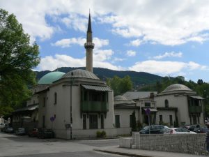 Bosnia-Herzegovina, Sarajevo City: not far from the memorial apartment building