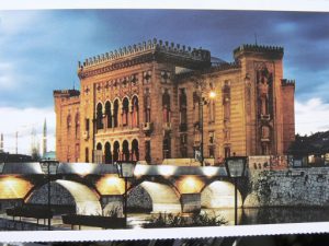 Bosnia-Herzegovina, Sarajevo City: National Library before the Serbs bombed it