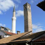 Bosnia-Herzegovina, Sarajevo City: minaret and steeple
