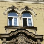 Bosnia-Herzegovina, Sarajevo City: Austro-Hungarian  architecture still showing war damage