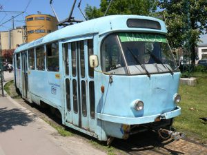 Bosnia-Herzegovina, Sarajevo City: very old trolley