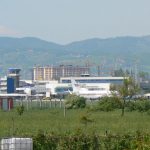 Bosnia-Herzegovina; Sarajevo: within view of the airport is the most