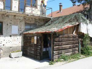 Bosnia-Herzegovina; Sarajevo: exterior of the Tunnel Museum