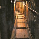 Inside the Tunnel Museum; the tunnel was dug underground, under