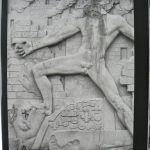 Bosnia-Herzegovina: Sarajevo War Museum exhibit of photos of communist heroic