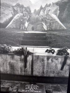 Bosnia-Herzegovina: Sarajevo War Museum exhibit of photos of communist heroic