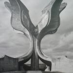 Bosnia-Herzegovina: Sarajevo War Museum exhibit of photos of communist heroic