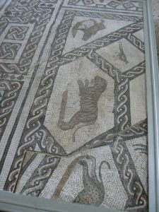 Bosnia-Herzegovina, Sarajevo City: interior of the National Museum; Roman mosaic