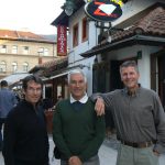 Bosnia-Herzegovina, Sarajevo City: three friends