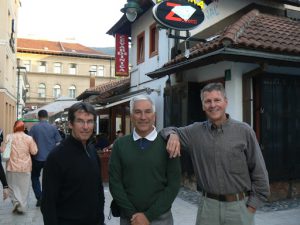 Bosnia-Herzegovina, Sarajevo City: three friends