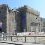 Bosnia-Herzegovina, Sarajevo City: National Library still under restoration in 2012.