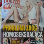 Bosnia-Herzegovina, Sarajevo City: tabloid magazine with scandalous headline:  accusations that