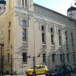 Bosnia-Herzegovina, Sarajevo City: Ashkenazi Synagogue  is crowded in among other