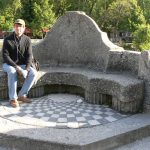 Bosnia-Herzegovina, Sarajevo City: stone bench on the river by Latin