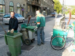 Bosnia-Herzegovina, Sarajevo City: the folks who keep the city clean