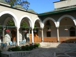 Bosnia-Herzegovina, Sarajevo City: courtyard of the  1565 Emperor's Mosque