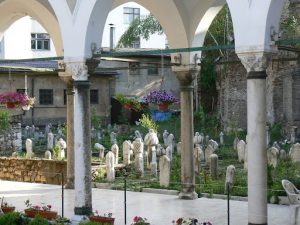 Bosnia-Herzegovina, Sarajevo City: old graveyard of the  1565 Emperor's Mosque