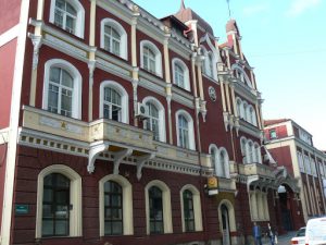 Bosnia-Herzegovina, Sarajevo City: gothic facade of the Sarajevska Brewery