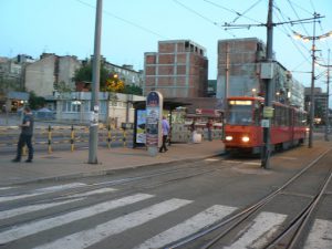 Serbia, Belgrade: trolleys run throughout the city
