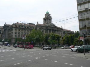 Serbia, Belgrade: many neo-classic European style buildings