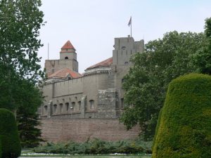 Serbia, Belgrade Fortress and park at the  confluence of the