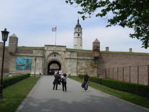 Serbia, Belgrade Fortress and park entrance