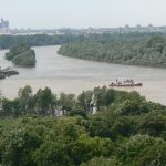 Serbia, Belgrade Fortress and park at the  confluence of the