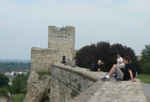 Serbia, Belgrade Fortress high walls