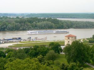 Serbia, Belgrade: river boat on the Sava and Danube Rivers