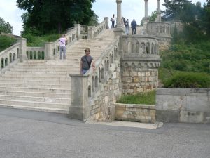 Serbia, Belgrade Fortress stairway