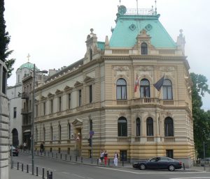 Serbia, Belgrade: beautiful consulate building