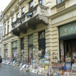 Serbia, Belgrade: old town pedestrian street art market