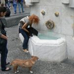Serbia, Belgrade: old town water fountain