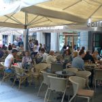 Serbia, Belgrade: old town cafe