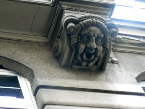 Serbia, Belgrade: friendly gargoyle