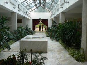 Serbia, Belgrade: the House of Flowers mausoleum with Tito's marble