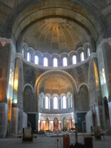 Serbia, Belgrade: interior of St Aleksander Nevsky church is not