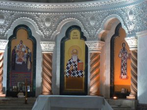 Serbia, Belgrade: interior of St Aleksander Nevsky church