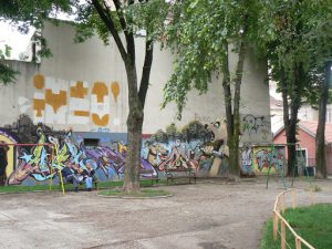 Serbia, Belgrade: graffiti art