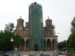 Serbia, Belgrade: St. Mark's Church was built in the 1930's