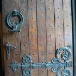 Serbia, Belgrade: St Mark's church entry door