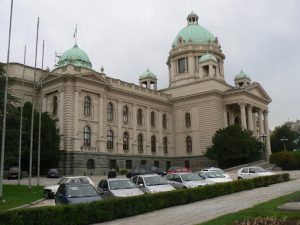Serbia, Belgrade: parliament building