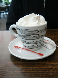 Macedonia, Skopje: decorative hot chocolate