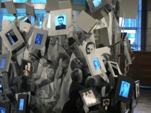 Macedonia, Skopje: exhibit of victims inside the new Jewish Museum