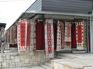 Macedonia, Skopje: over the stone bridge is the Carsija