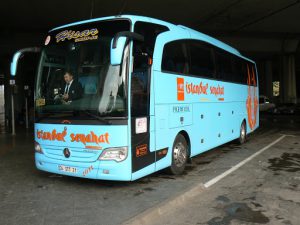 Macedonia, Skopje: luxury bus from Skopje to Istanbul