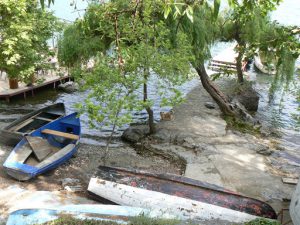 Macedonia, Lake Ohrid: lakeside view