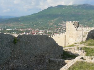 Macedonia, Lake Ohrid: view from 10th century Car Samoil's Castle