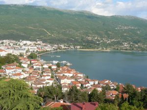 Macedonia, Lake Ohrid: view from Car Samoil's Castle